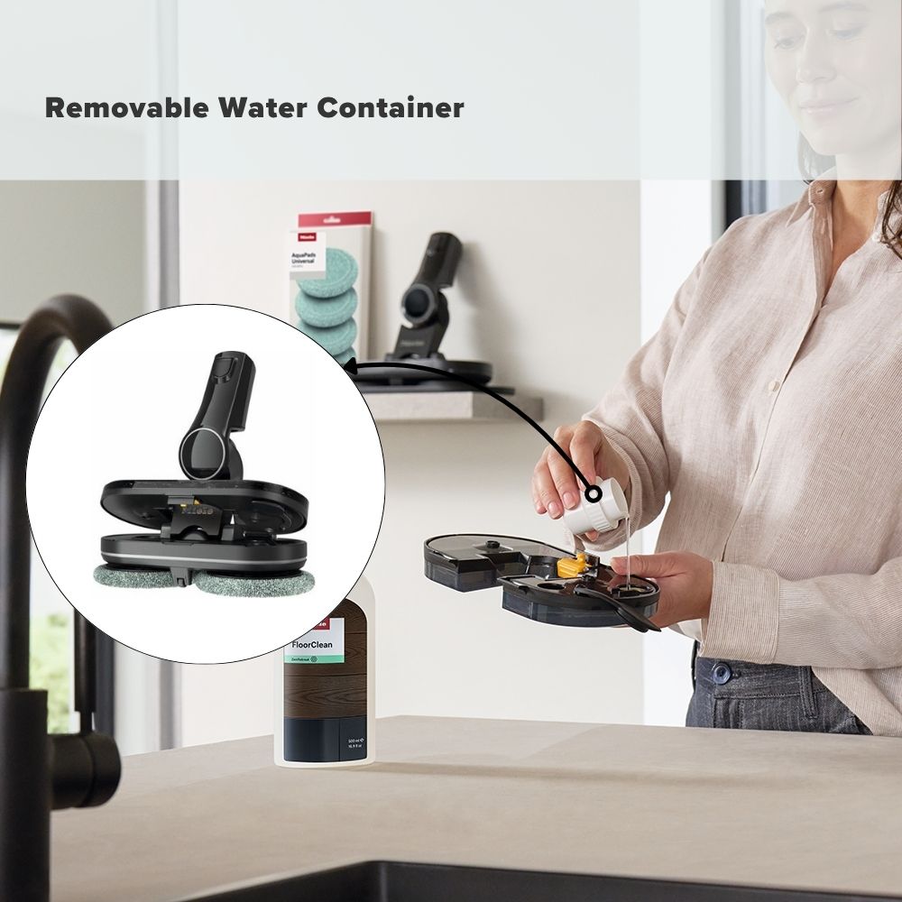 Miele Triflex HX3 Plus Aqua Cordless stick vacuum cleaners - Obsidian Black