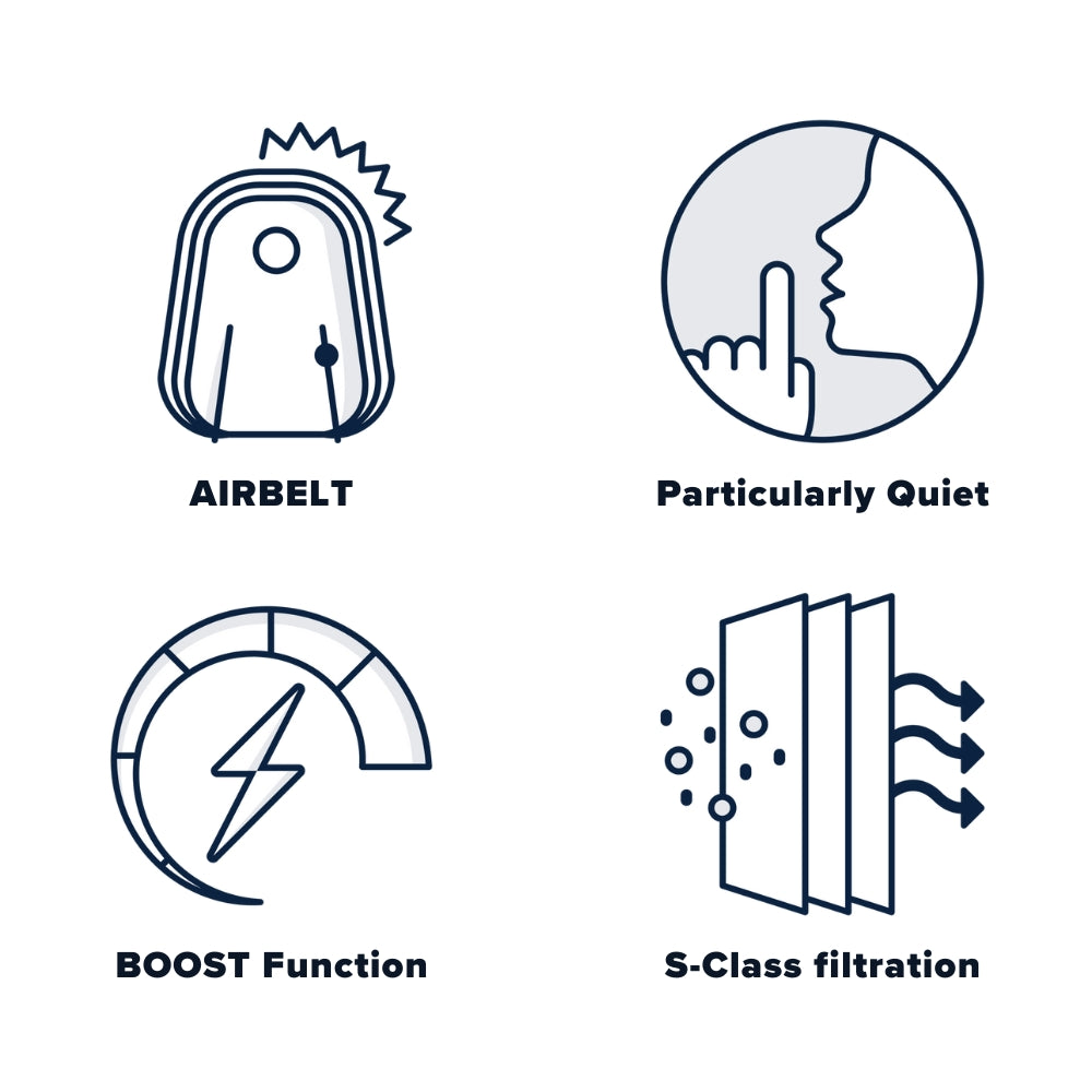 Sebo Airbelt K3 Premium Canister Vacuum Cleaner - Black - US Vacuums - 90688