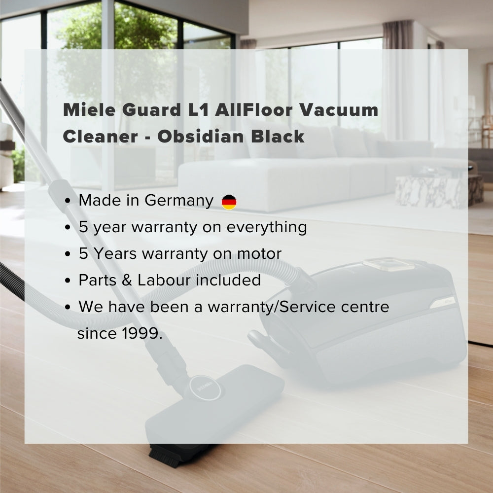 Miele Guard L1 AllFloor Vacuum Cleaner- Obsidian Black