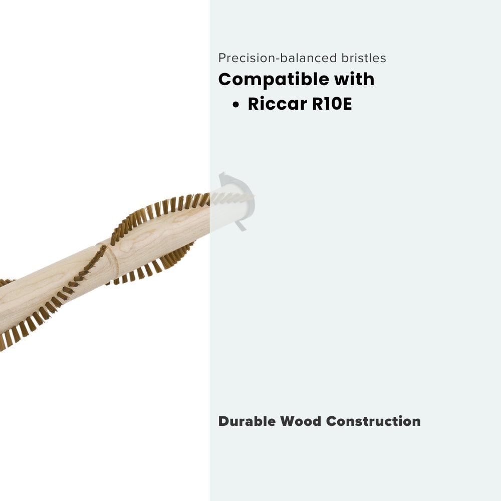Agitator Wood Assembly Packaged - Fits Riccar R10E - US Vacuums - D012 - 2800