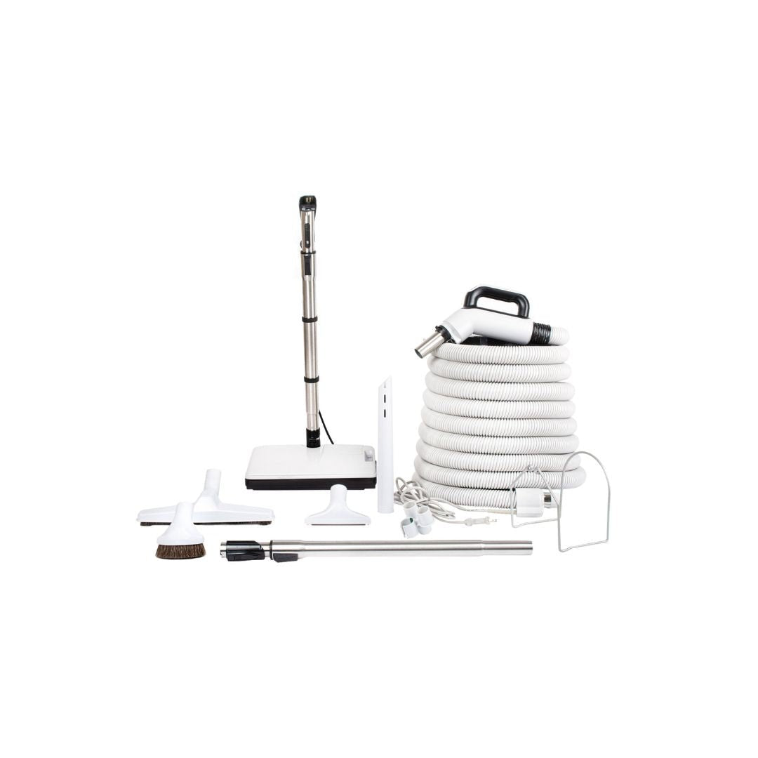 Deluxe Sweep And Groom Central Vacuum Hose Kit 35FT - US Vacuums - TKDLX35SG