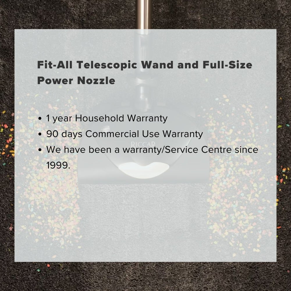 Fit - All Telescopic Wand and Full - Size Power Nozzle - US Vacuums - RPB - F