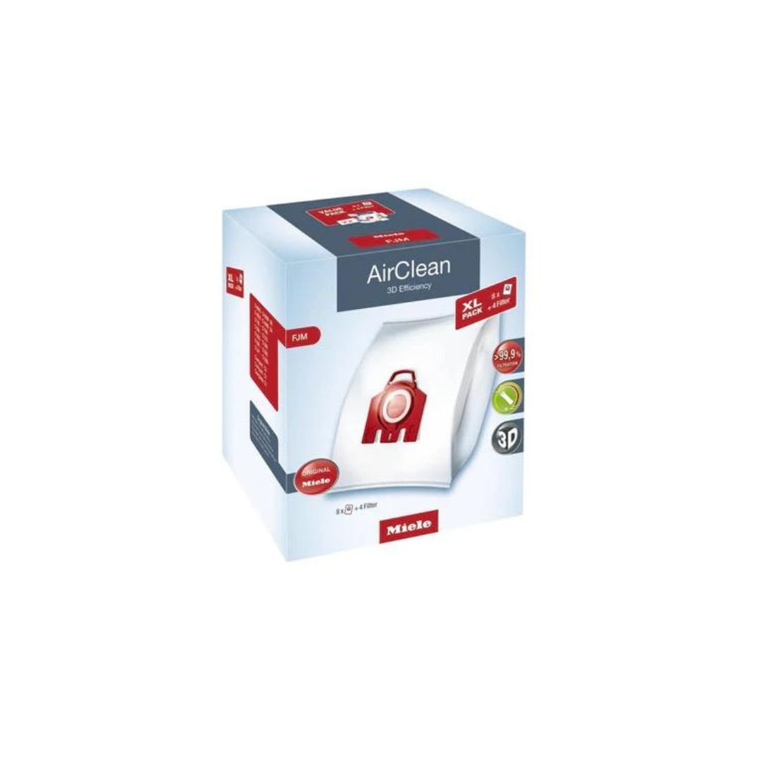 Miele airclean XL - Pack FJM Bag (8 Bags + 4 Filters) - US Vacuums - 10455190