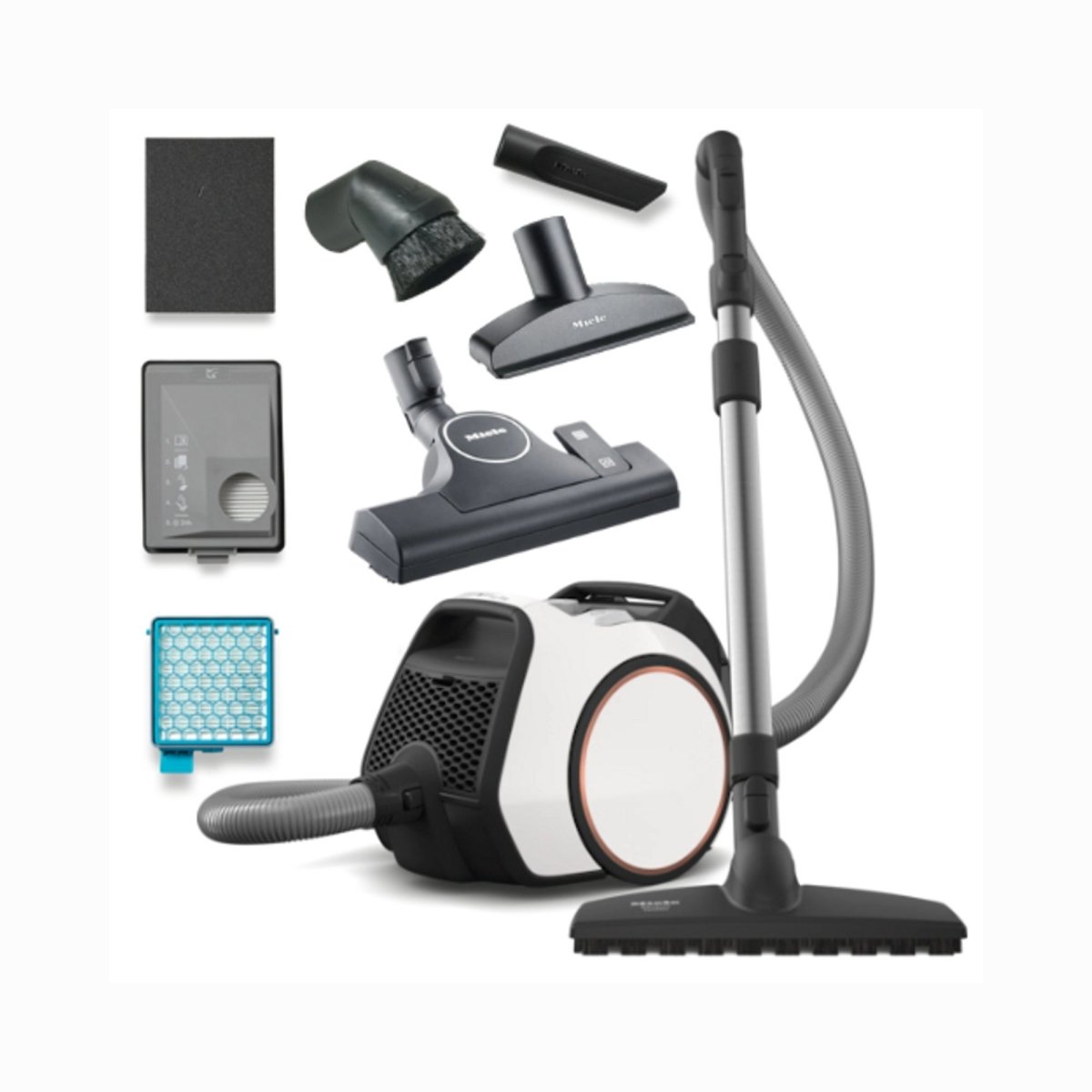 Miele Boost CX1 Parquet Bagless Vacuum Cleaner - Lotus White - US Vacuums - 11735540