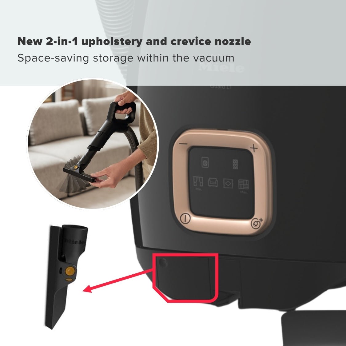 Miele Guard L1 AllFloor Vacuum Cleaner - Obsidian Black - US Vacuums - 12704590