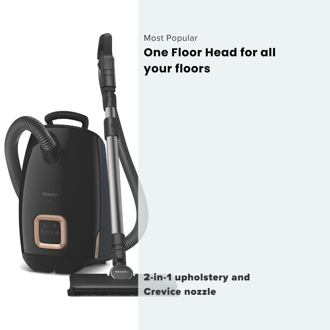 Miele Guard L1 AllFloor Vacuum Cleaner - Obsidian Black - US Vacuums - 12704590