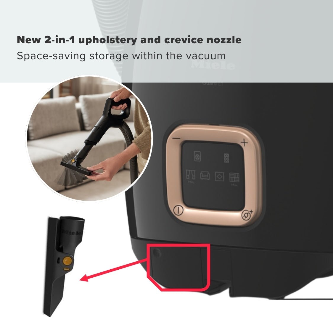 Miele Guard L1 Cat and Dog Vacuum Cleaner - Obsidian Black - US Vacuums - 12704570