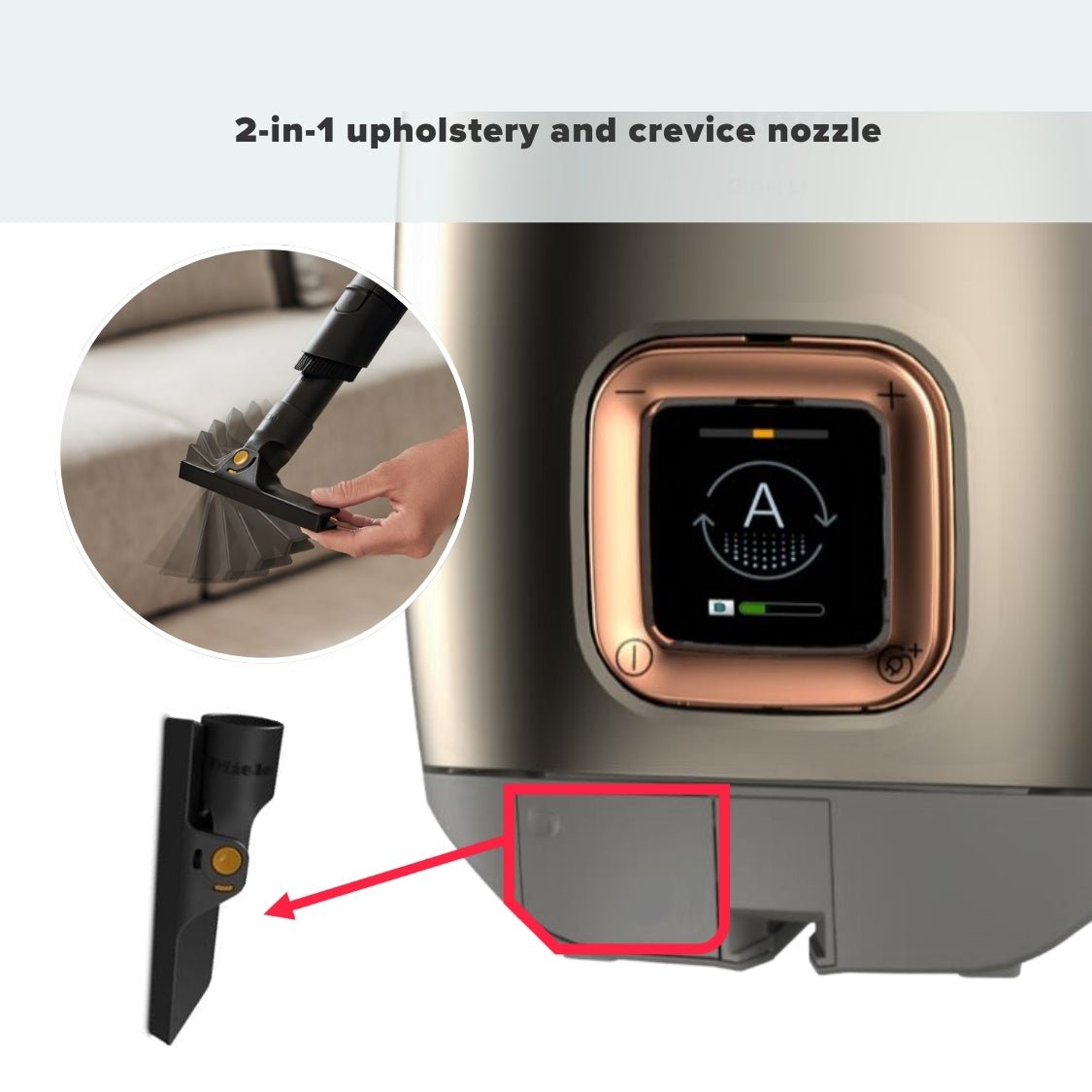 Miele Guard L1 Electro Vacuum Cleaner - Titanium Pearlfinish - US Vacuums - 12704580