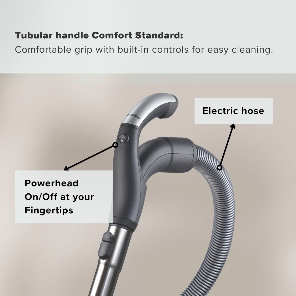 Miele Guard L1 Electro Vacuum Cleaner - Titanium Pearlfinish - US Vacuums - 12704580