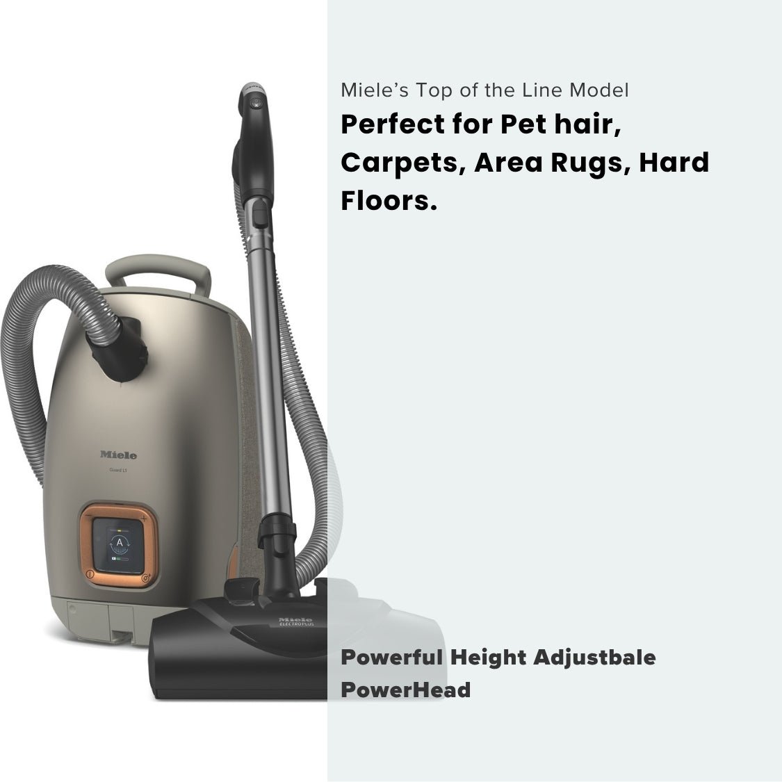 Miele Guard L1 Electro Vacuum Cleaner - Titanium Pearlfinish - US Vacuums - 12704580