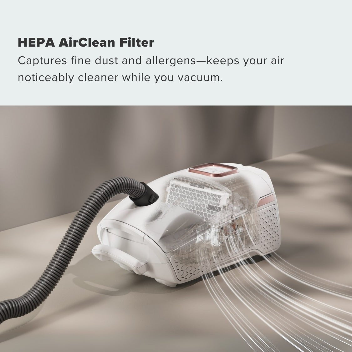 Miele Guard L1 Electro Vacuum Cleaner - Titanium Pearlfinish - US Vacuums - 12704580