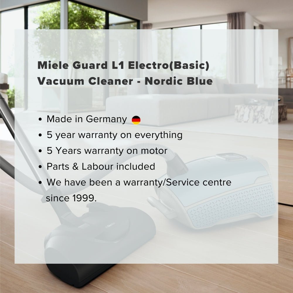 Miele Guard L1 Vacuum Cleaner - Nordic Blue - US Vacuums - 12811590
