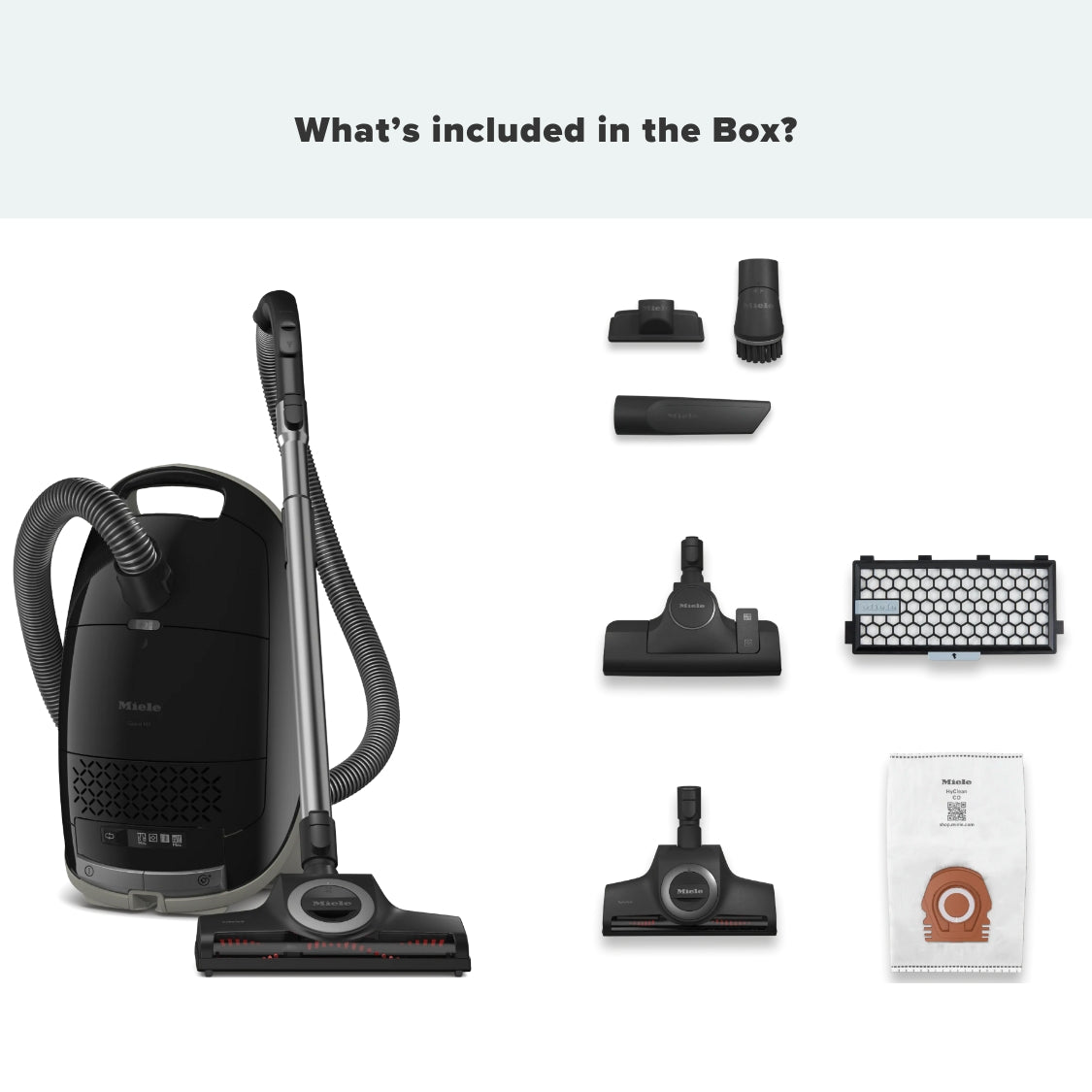 Miele Guard M1 Cat and Dog Vacuum Cleaner - Obsidian Black - US Vacuums - 12704670