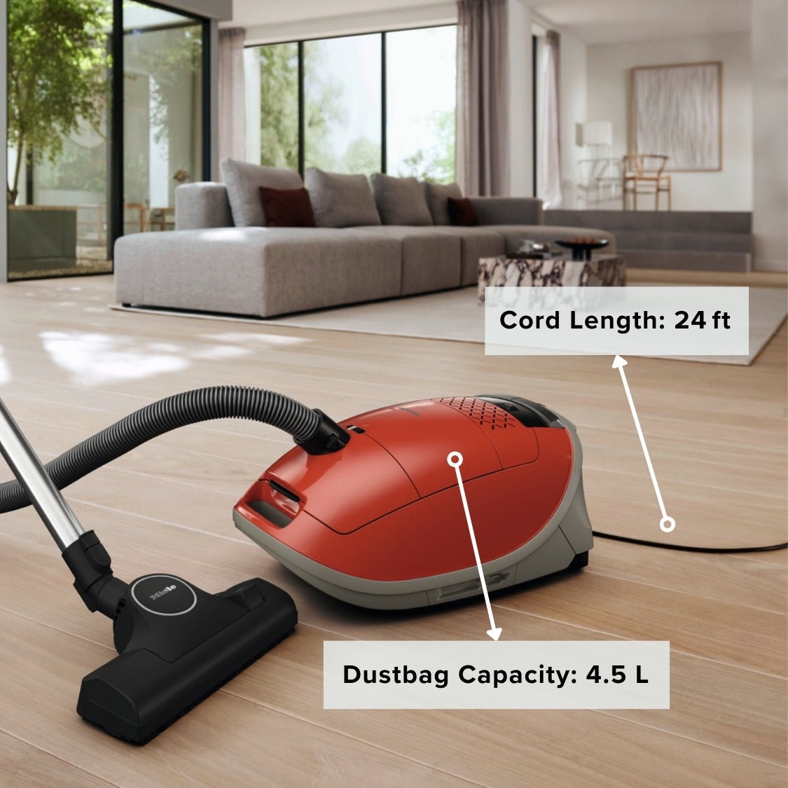 Miele Guard M1 Vacuum Cleaner – Terra Red - US Vacuums - 12704600