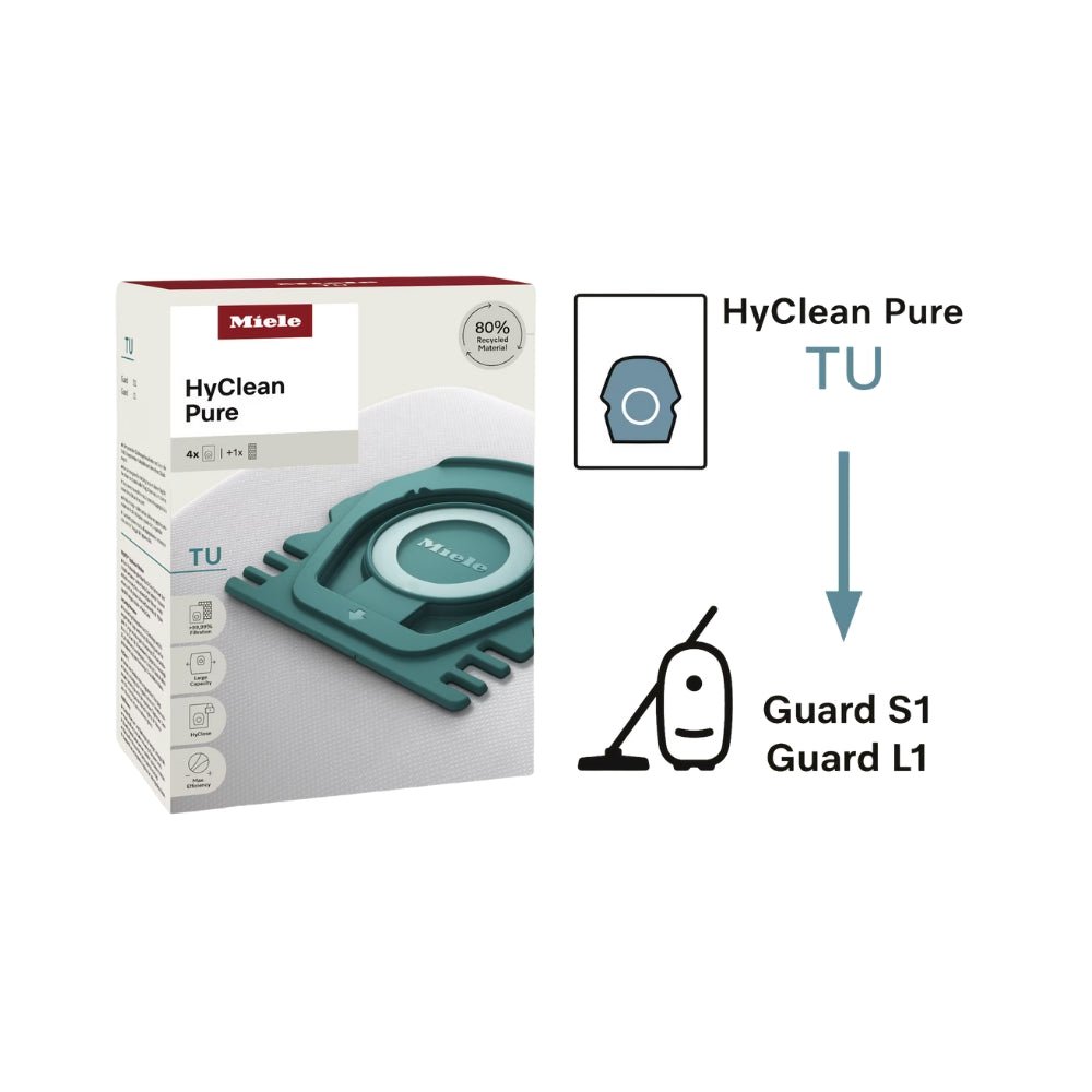 Miele HyClean Air TU dustbags for S1 - L1 Models - US Vacuums - 12774420