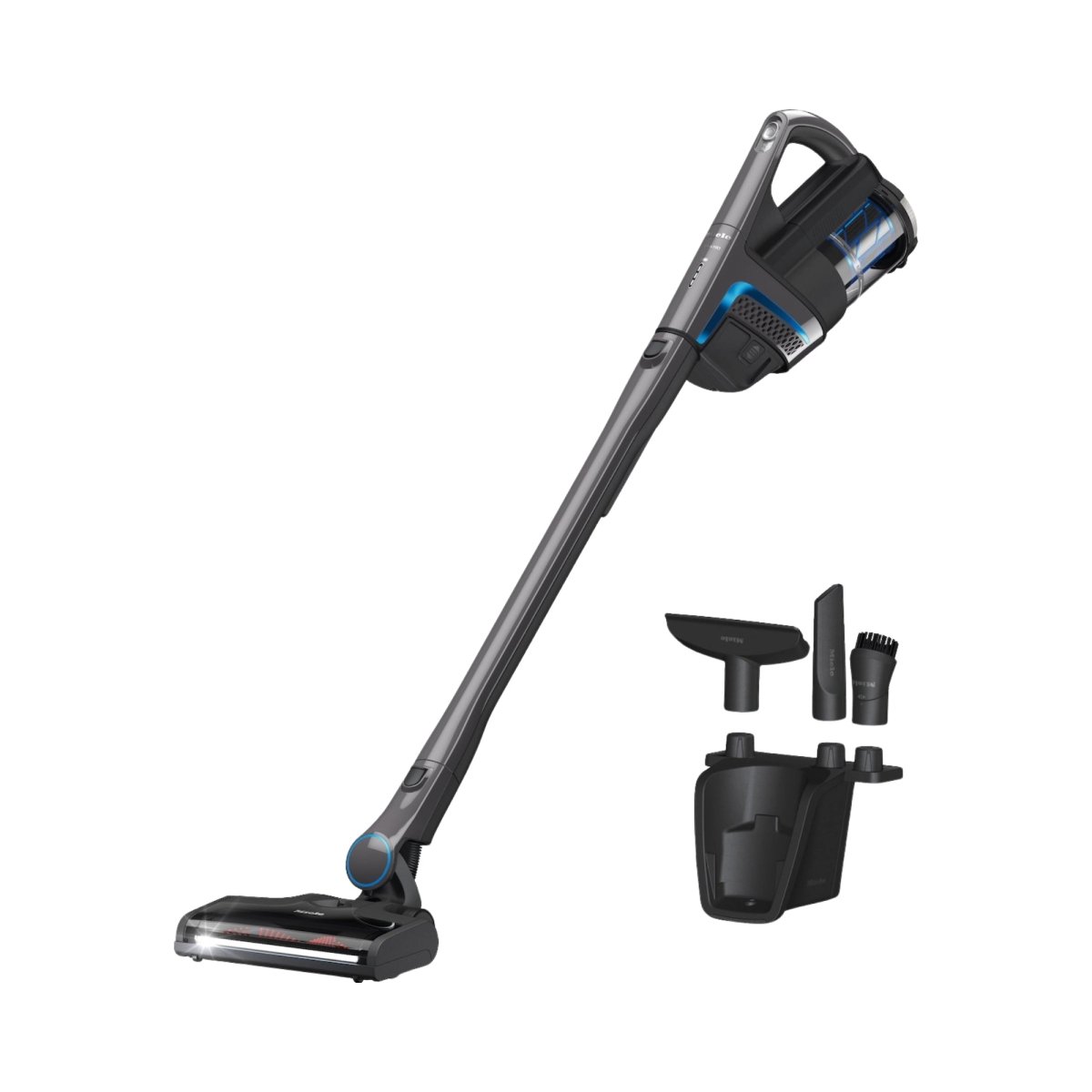 Miele Triflex HX1 Facelift Graphite Grey - Blue Cordless Stick Vacuum Cleaner - US Vacuums - 11826990