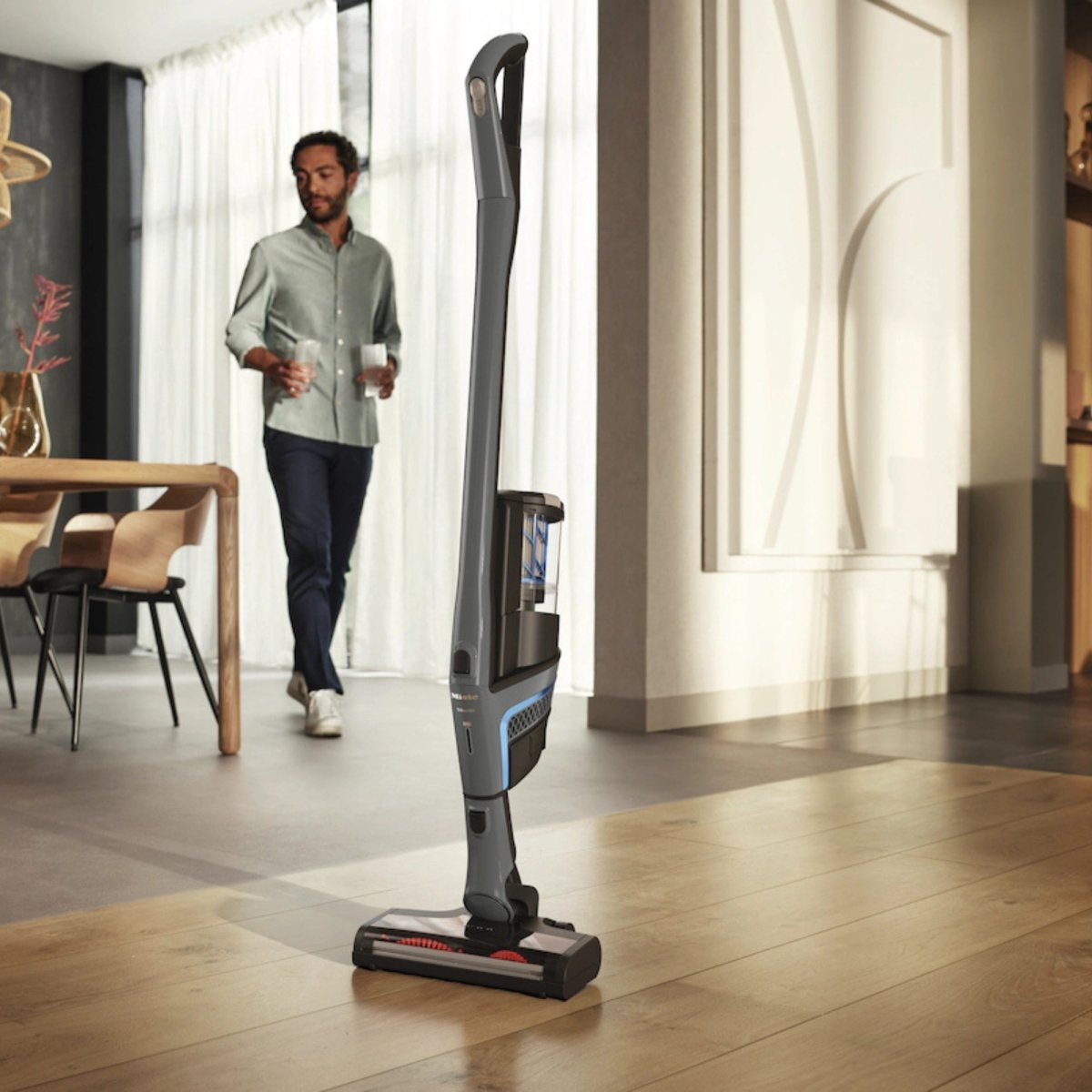 Miele Triflex HX1 Facelift Graphite Grey - Blue Cordless Stick Vacuum Cleaner - US Vacuums - 11826990
