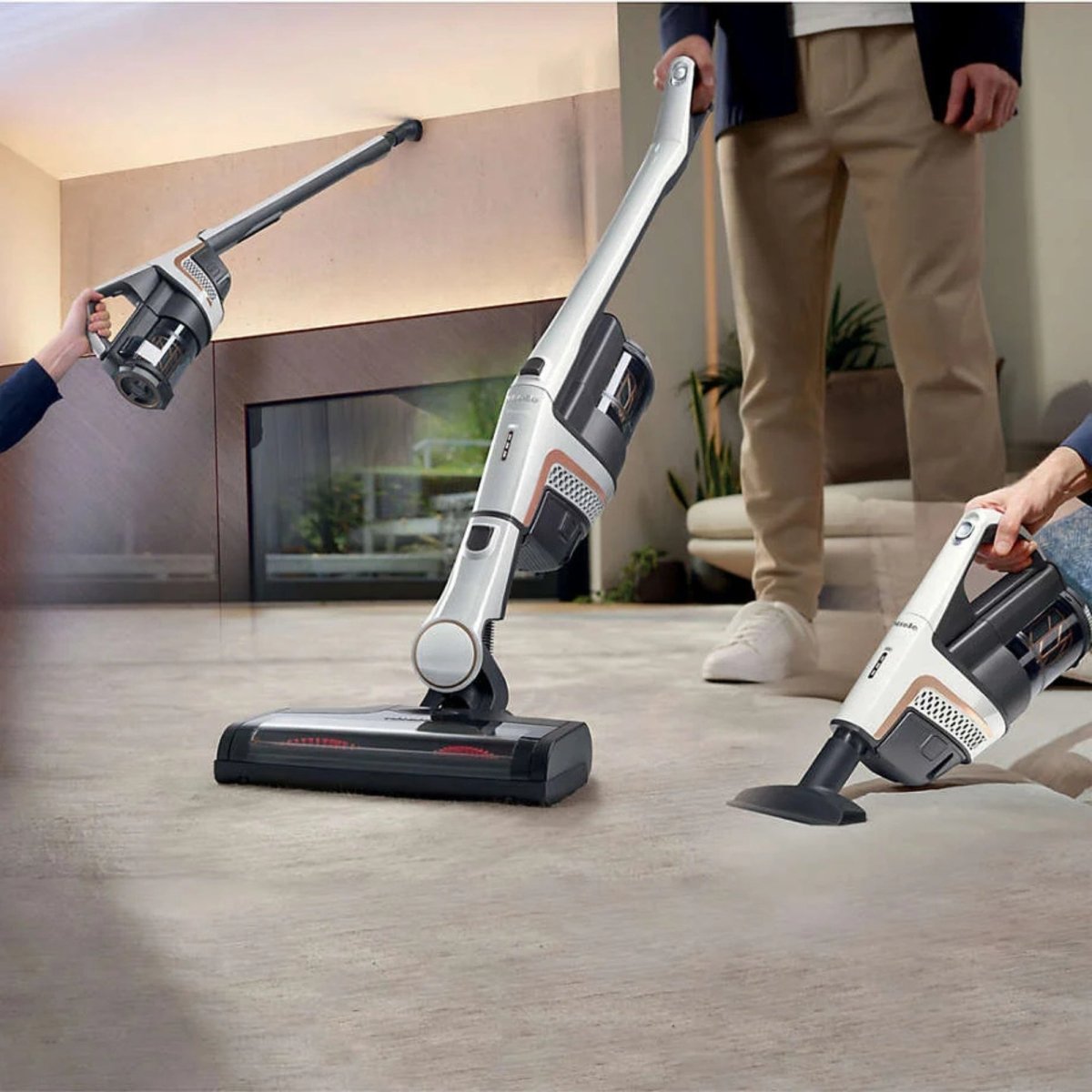 Miele Triflex HX2 Flash Lotus White Cordless Stick Vacuum Cleaner - US Vacuums - 12206780