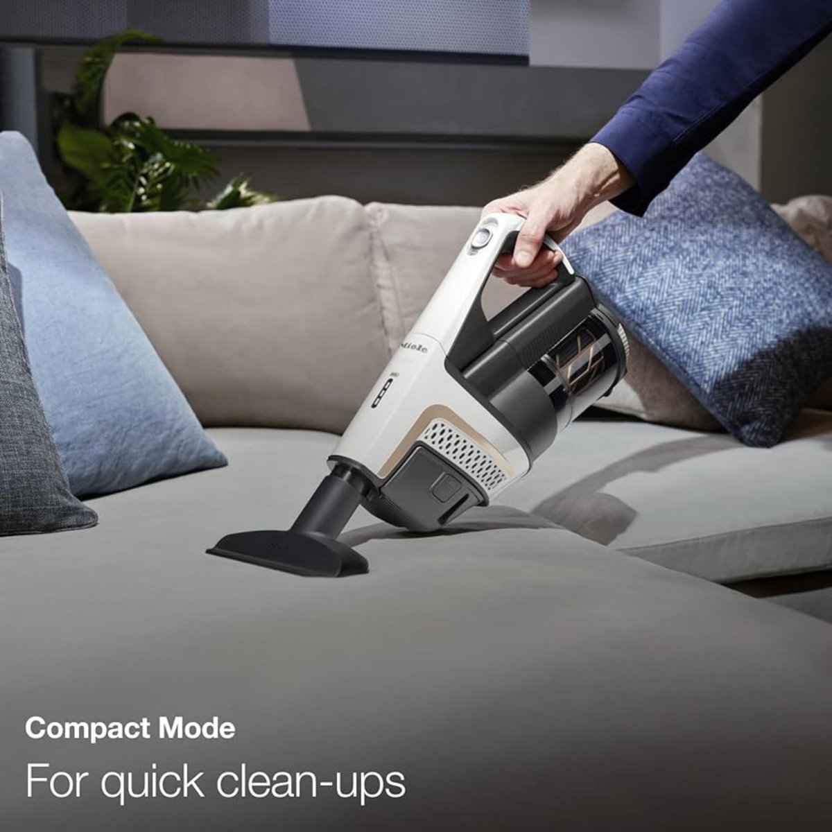 Miele Triflex HX2 Flash Lotus White Cordless Stick Vacuum Cleaner - US Vacuums - 12206780