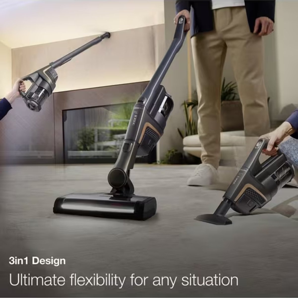 Miele Triflex HX2 Pro Infinity Grey Cordless Stick Vacuum Cleaner - US Vacuums - 11827020