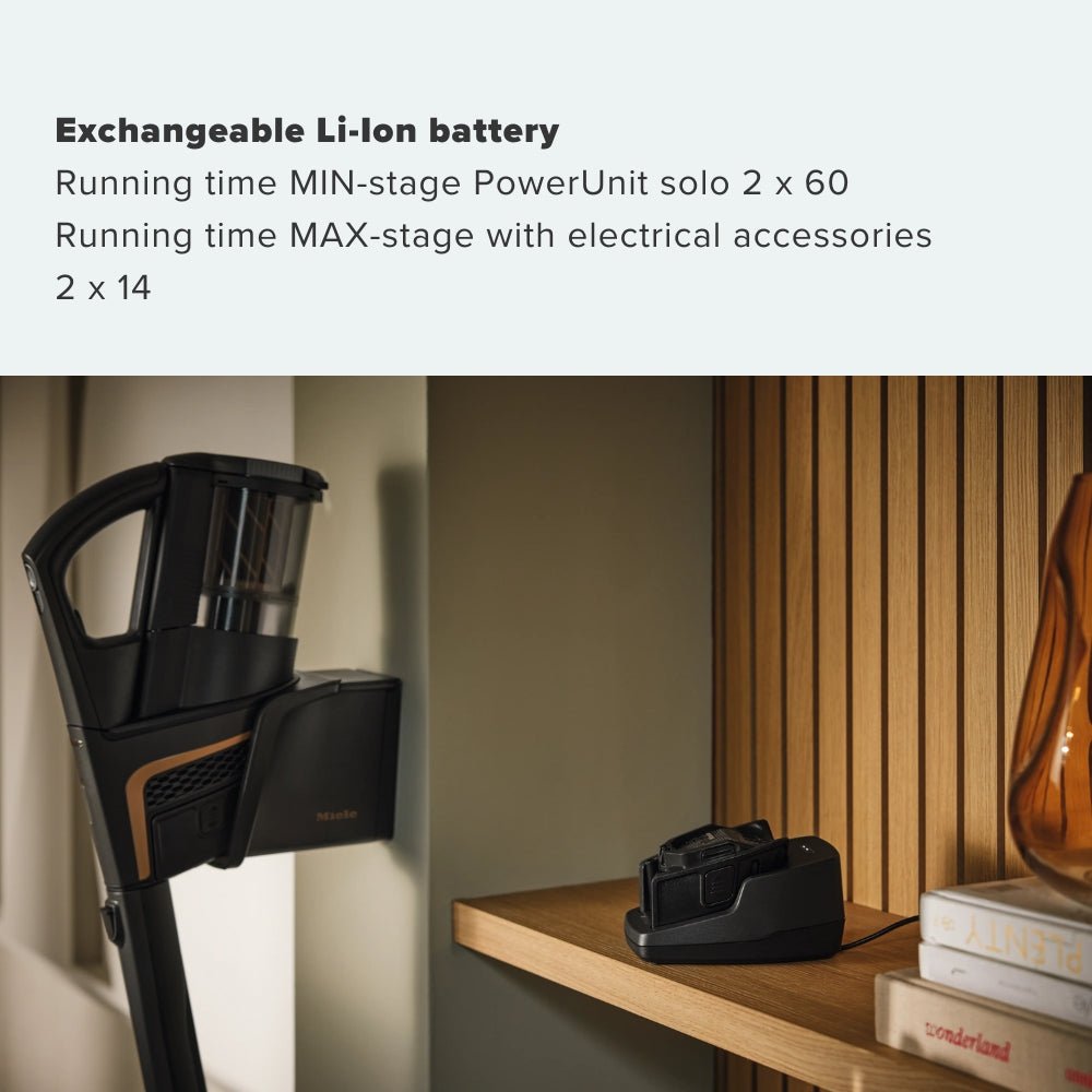 Miele Triflex HX2 Runner Cordless Stick Vacuum Cleaner - Obsidian black - US Vacuums - 11827050