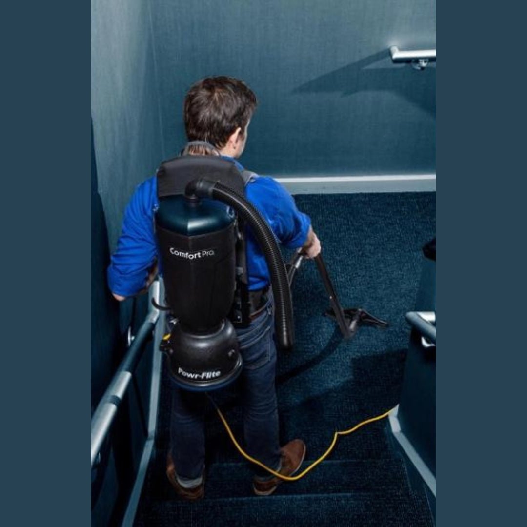 Powr - Flite Premium style Comfort Pro Backpack Vacuum - 10 Quart Capacity - US Vacuums - BP10P