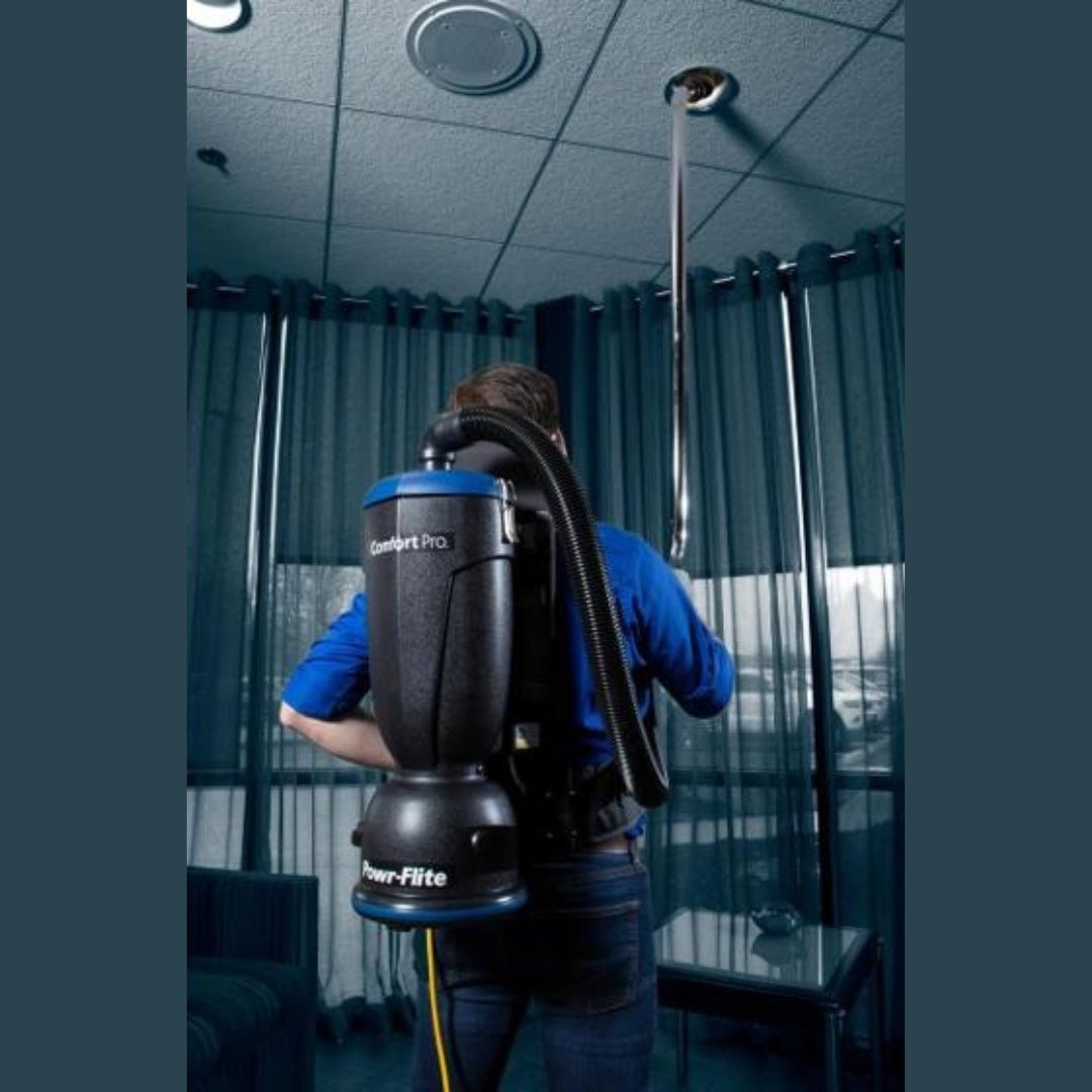 Powr - Flite Premium style Comfort Pro Backpack Vacuum - 10 Quart Capacity - US Vacuums - BP10P