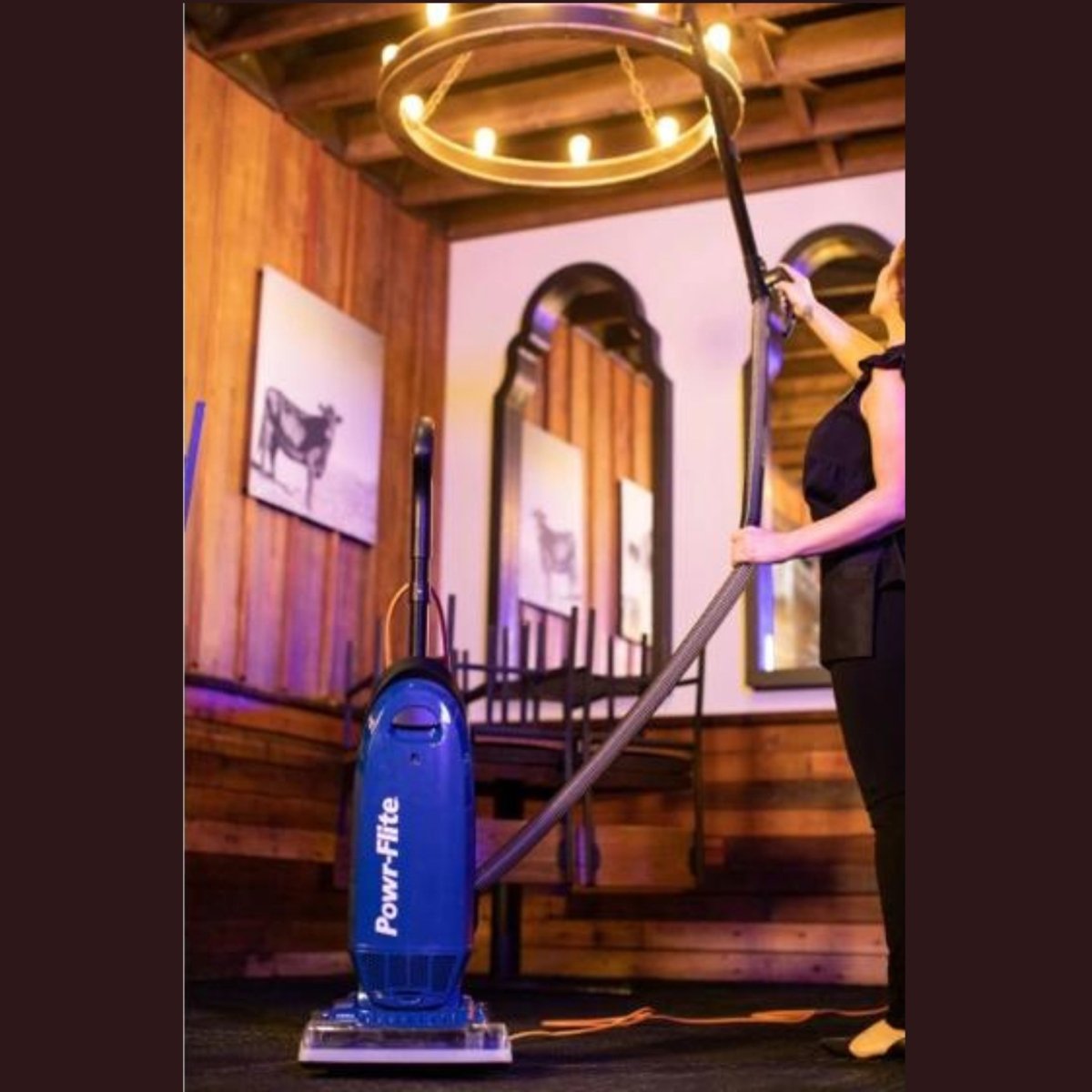 Powr - Flite Solar Reach Upright Vacuum - US Vacuums - PV090 - W12 - U