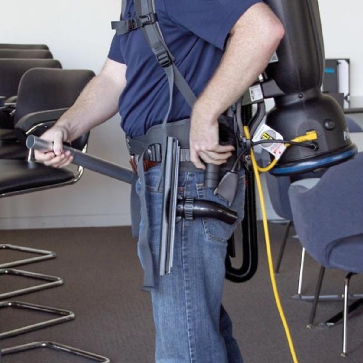 Powr - Flite Standard style Comfort Pro Backpack Vacuum - 6 Quart Capacity - US Vacuums - BP6S