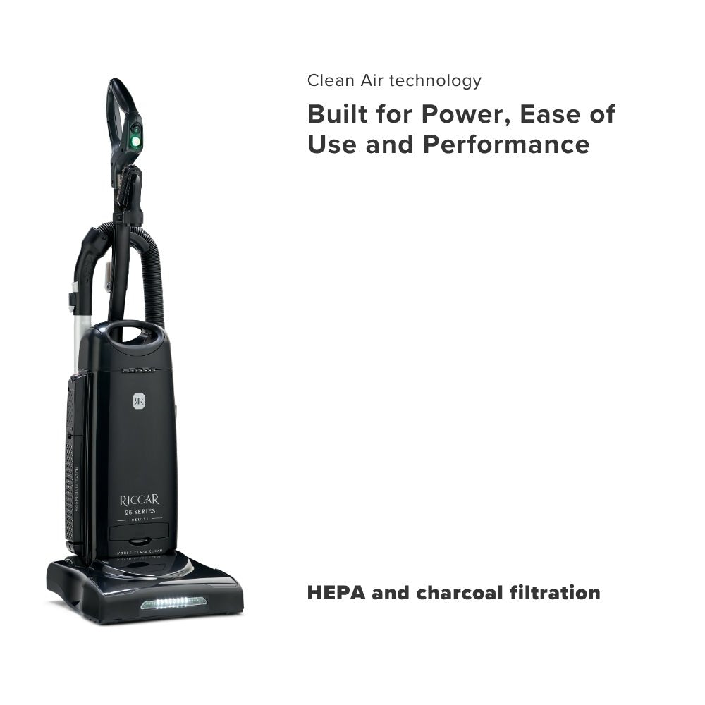 R25 Deluxe Clean Air Upright Vacuum - US Vacuums - R25D.2