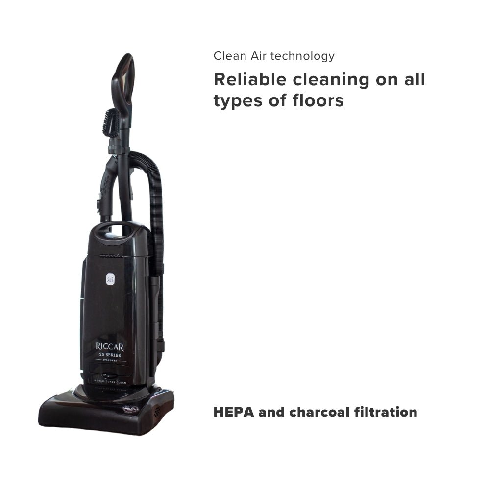 R25 Standard Clean Air Upright Vacuum - US Vacuums - R25S.2
