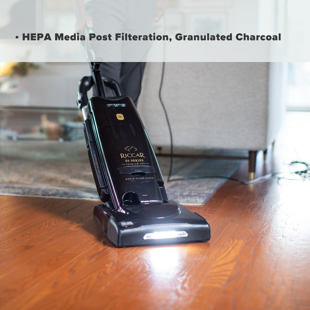 Riccar 25 Series Premium Pet Clean Air Upright Vacuum - US Vacuums - R25P.2