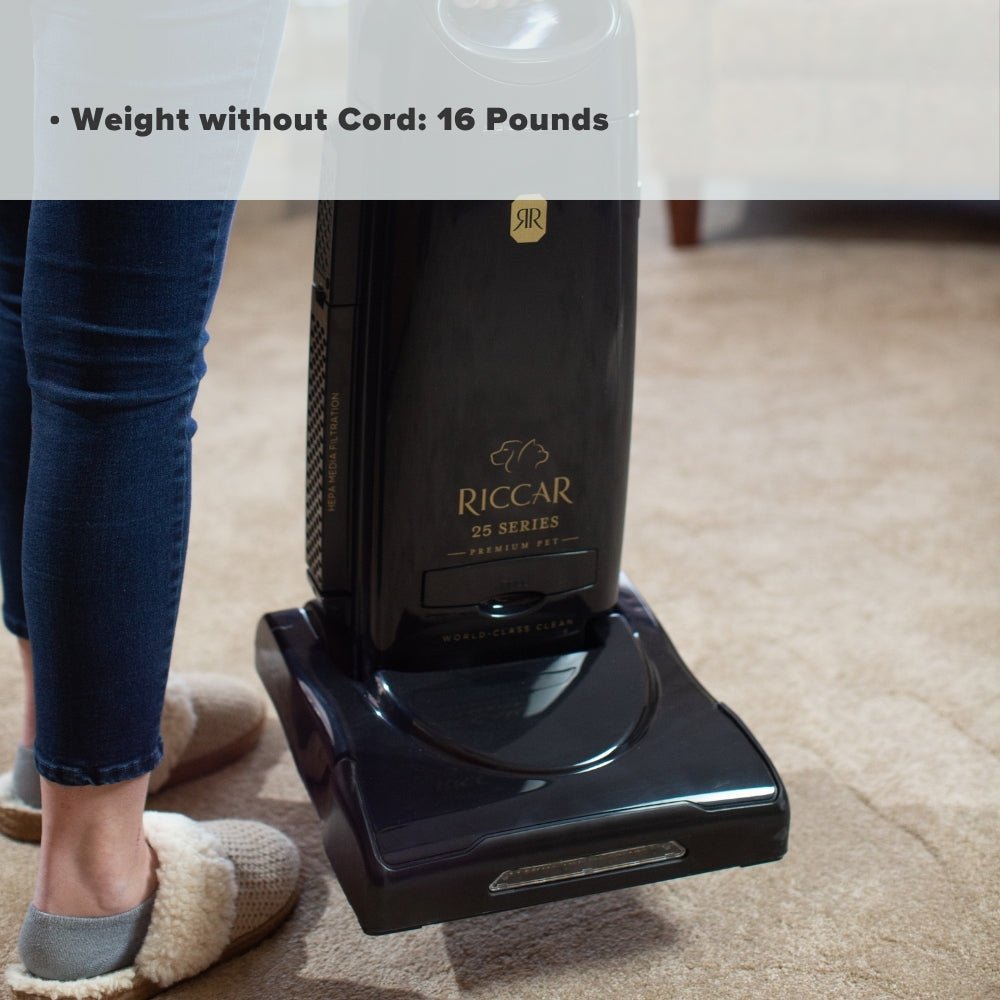 Riccar 25 Series Premium Pet Clean Air Upright Vacuum - US Vacuums - R25P.2