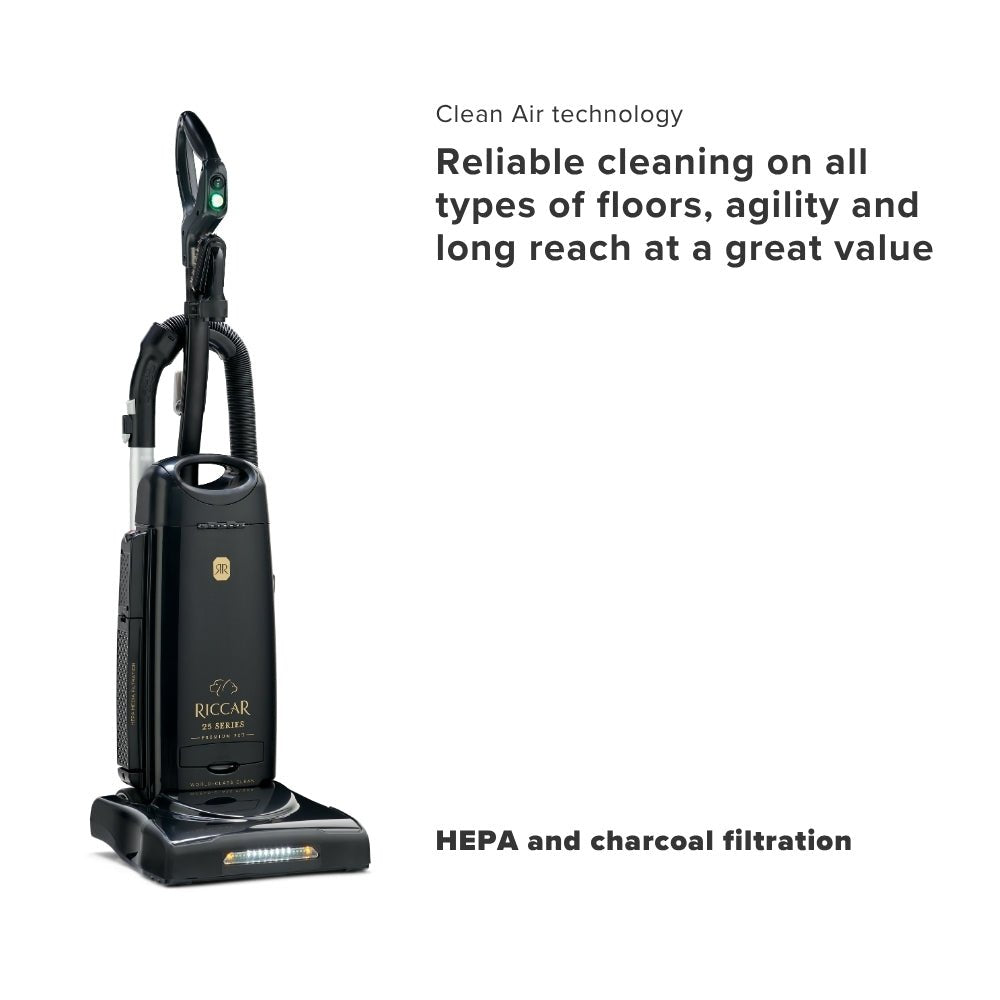Riccar 25 Series Premium Pet Clean Air Upright Vacuum - US Vacuums - R25P.2