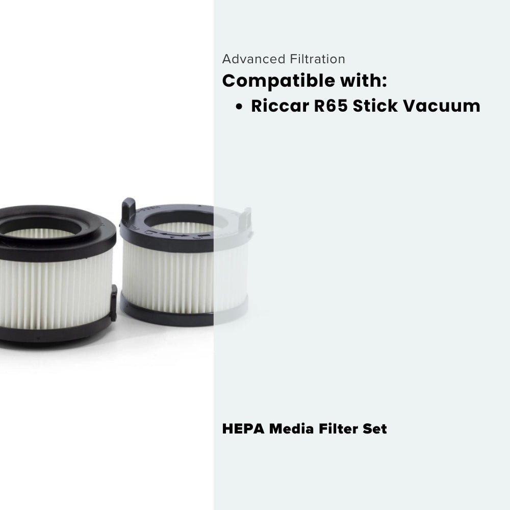 Riccar HEPA Media Filter Set for R65 Stick Vacuum RF65 - US Vacuums - RF65