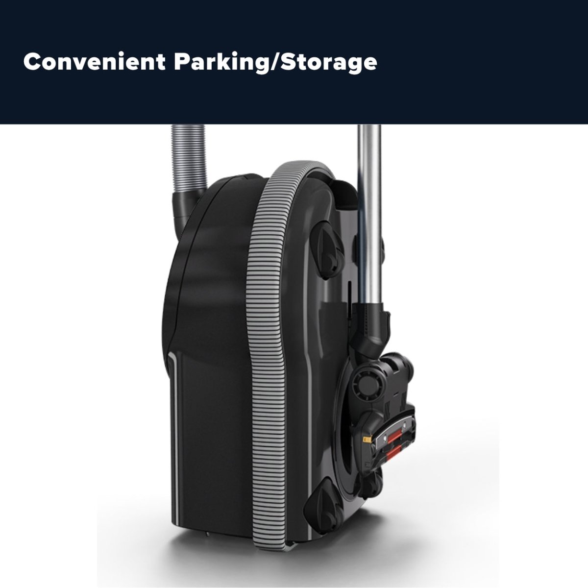 Sebo Airbelt D4 Premium Canister Vacuum Cleaner - Onyx Black - US Vacuums - 90940AM