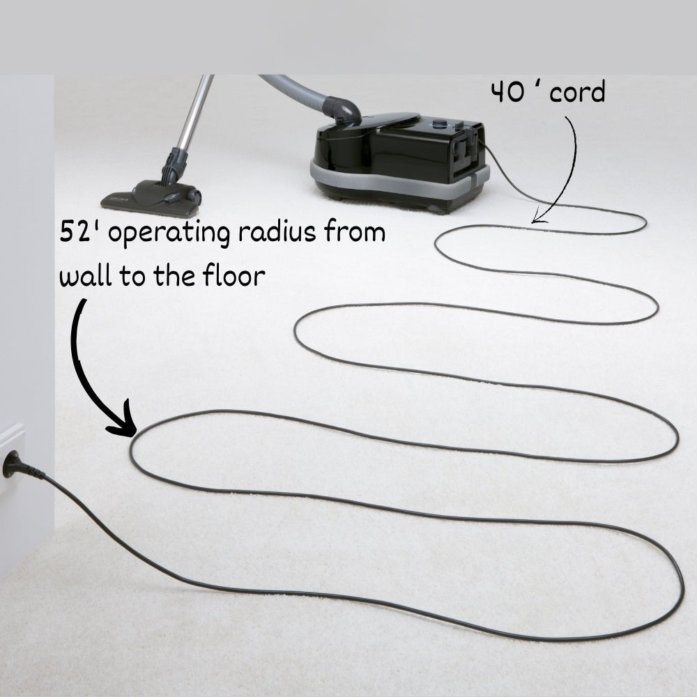 Sebo Airbelt D4 Premium Canister Vacuum Onyx Black - US Vacuums - 90940