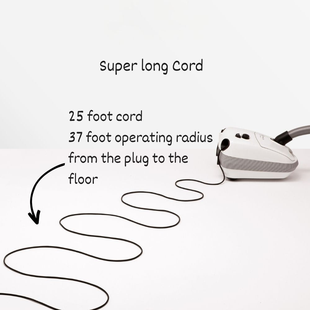 Sebo Airbelt E1 Kombi Canister Vacuum White - US Vacuums - 91602