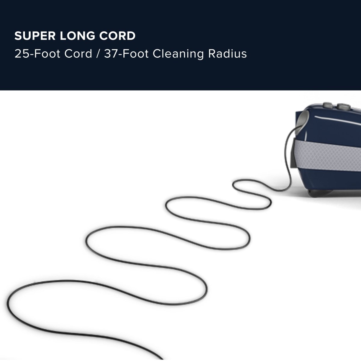 Sebo Airbelt E2 Turbo Canister Vacuum Cleaner - Dark Blue - US Vacuums - 91620AM