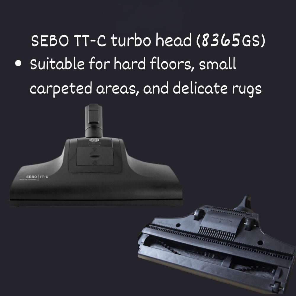 Sebo Airbelt E2 Turbo Canister Vacuum Dark Blue - US Vacuums - 91620