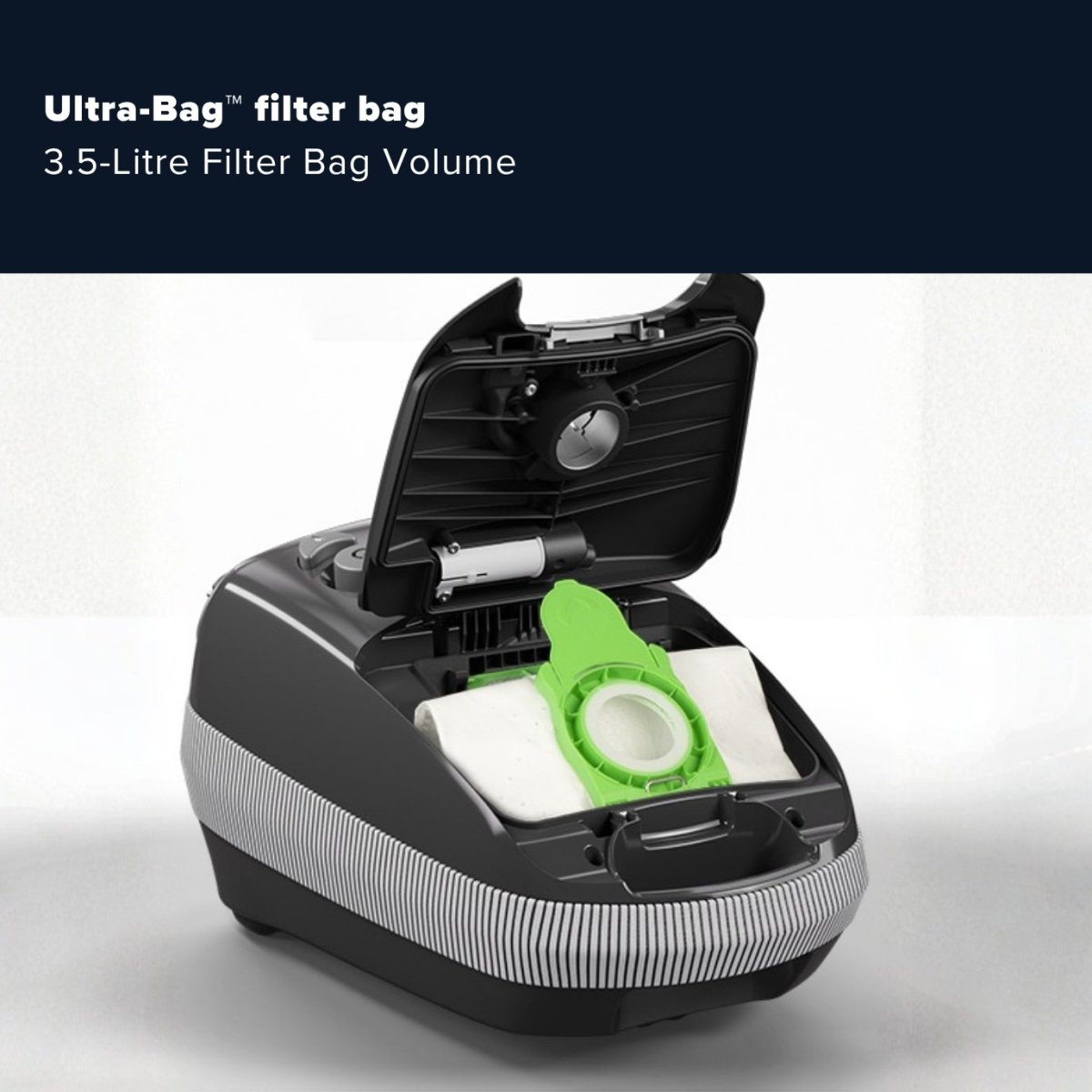 Sebo Airbelt E3 Premium Canister Vacuum Cleaner - Graphite - US Vacuums - 91648AM