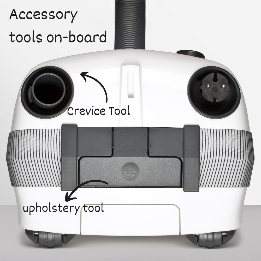 Sebo Airbelt E3 Premium Canister Vacuum Cleaner - Pastel Blue - US Vacuums - 91652