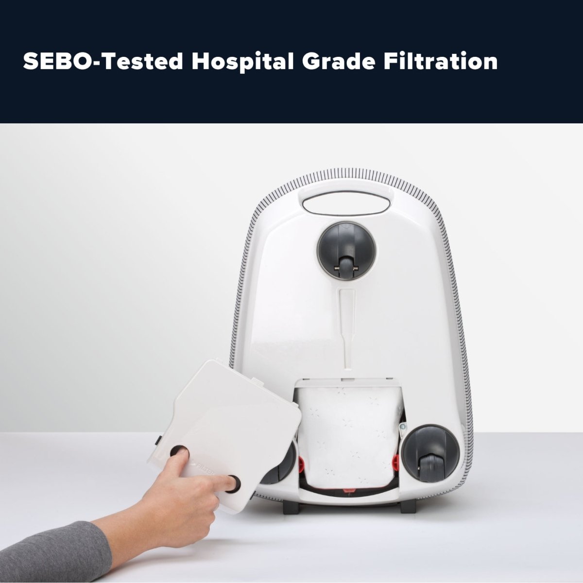 Sebo Airbelt E3 Premium Canister Vacuum Cleaner - Red - US Vacuums - 91647AM