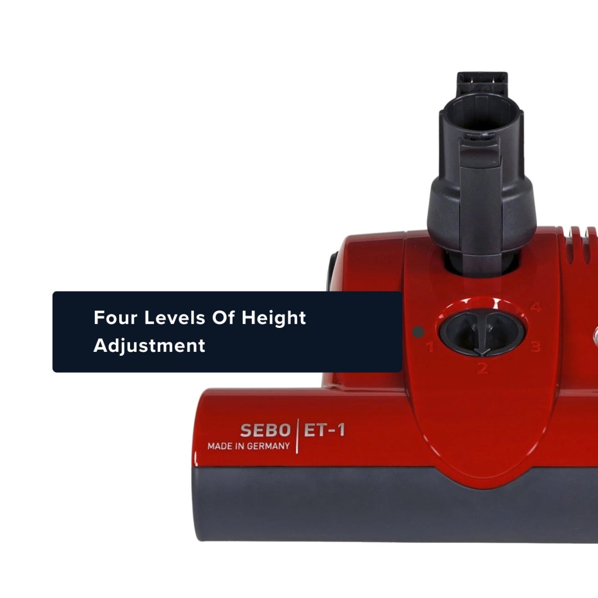 Sebo Airbelt E3 Premium Canister Vacuum Cleaner - Red - US Vacuums - 91647AM