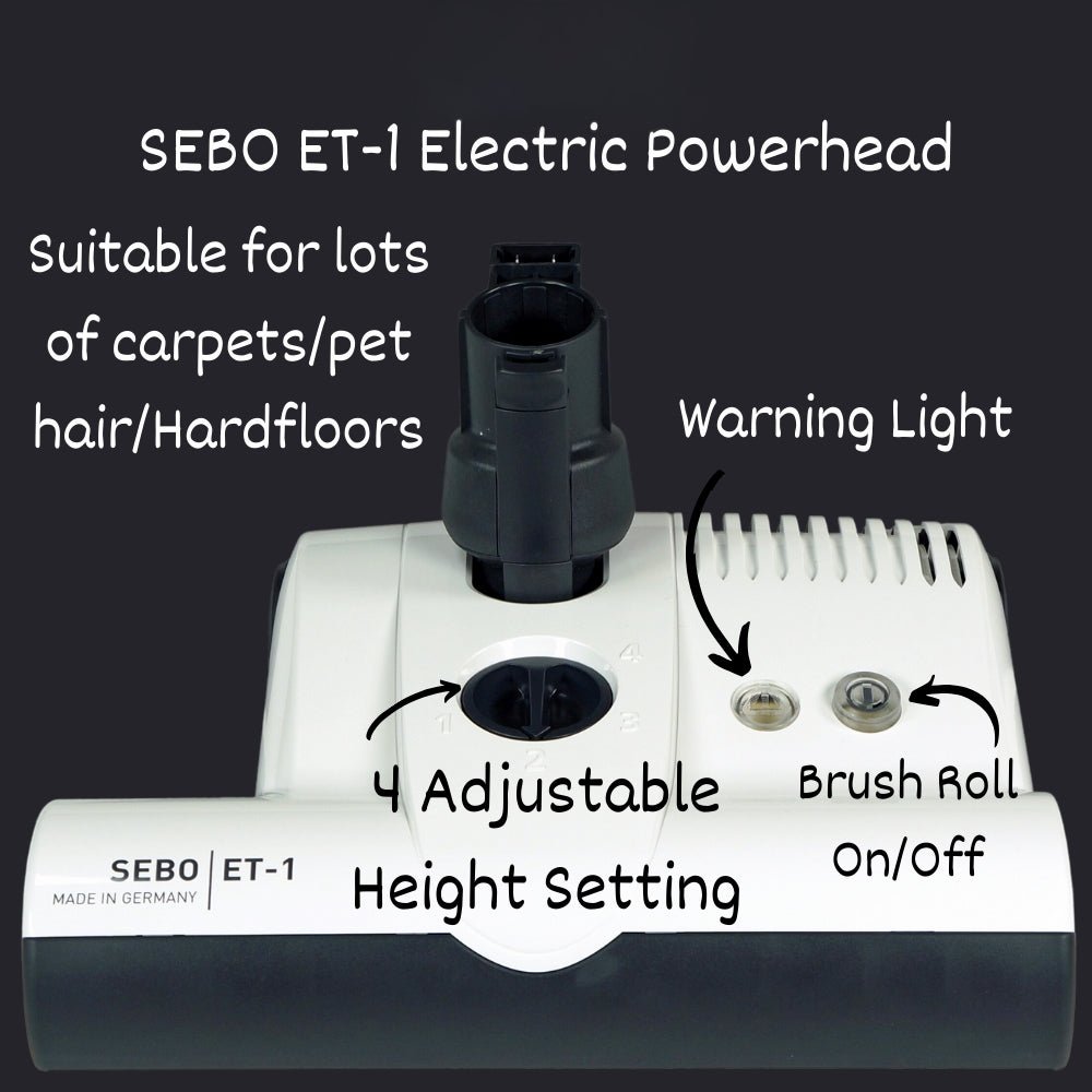 Sebo Airbelt E3 Premium Canister Vacuum Graphite - US Vacuums - 91648