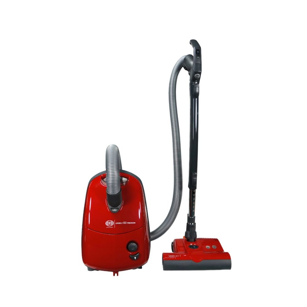 Sebo Airbelt E3 Premium Canister Vacuum Red - US Vacuums - 91647