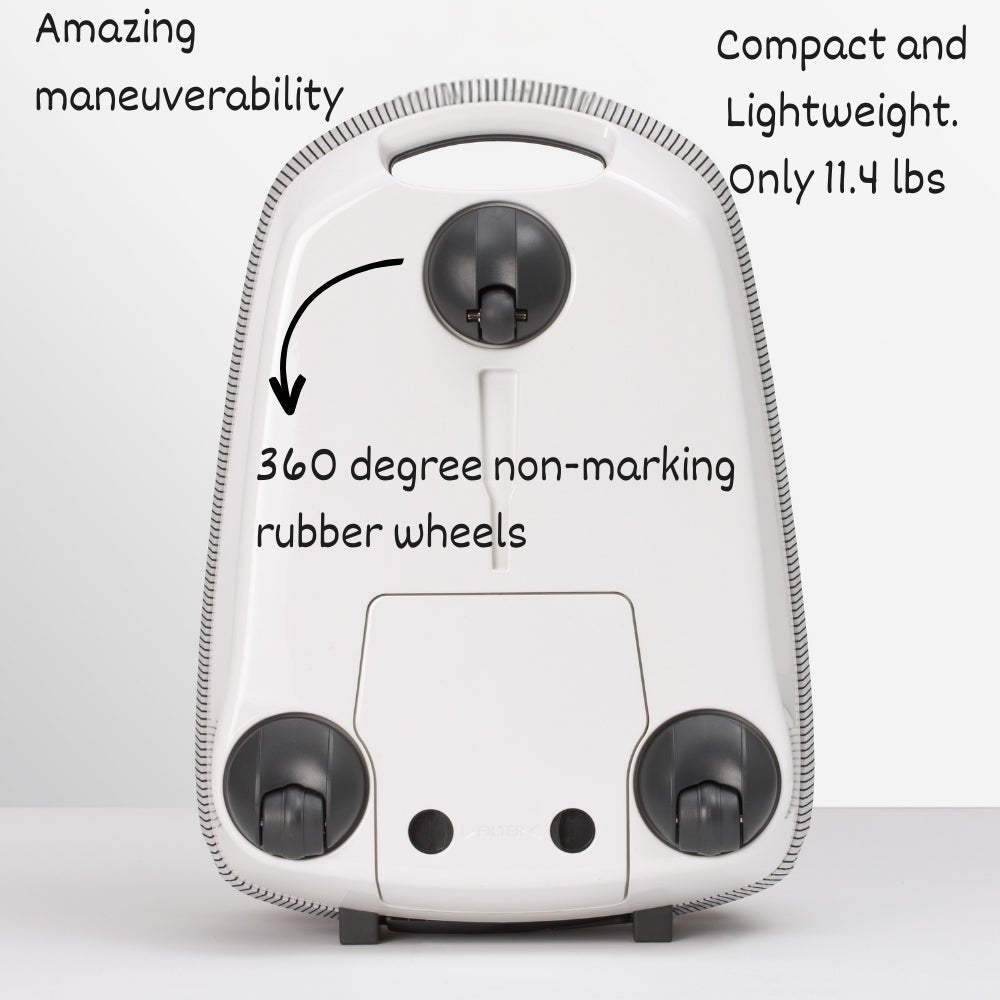 Sebo Airbelt E3 Premium Canister Vacuum White - US Vacuums - 91646