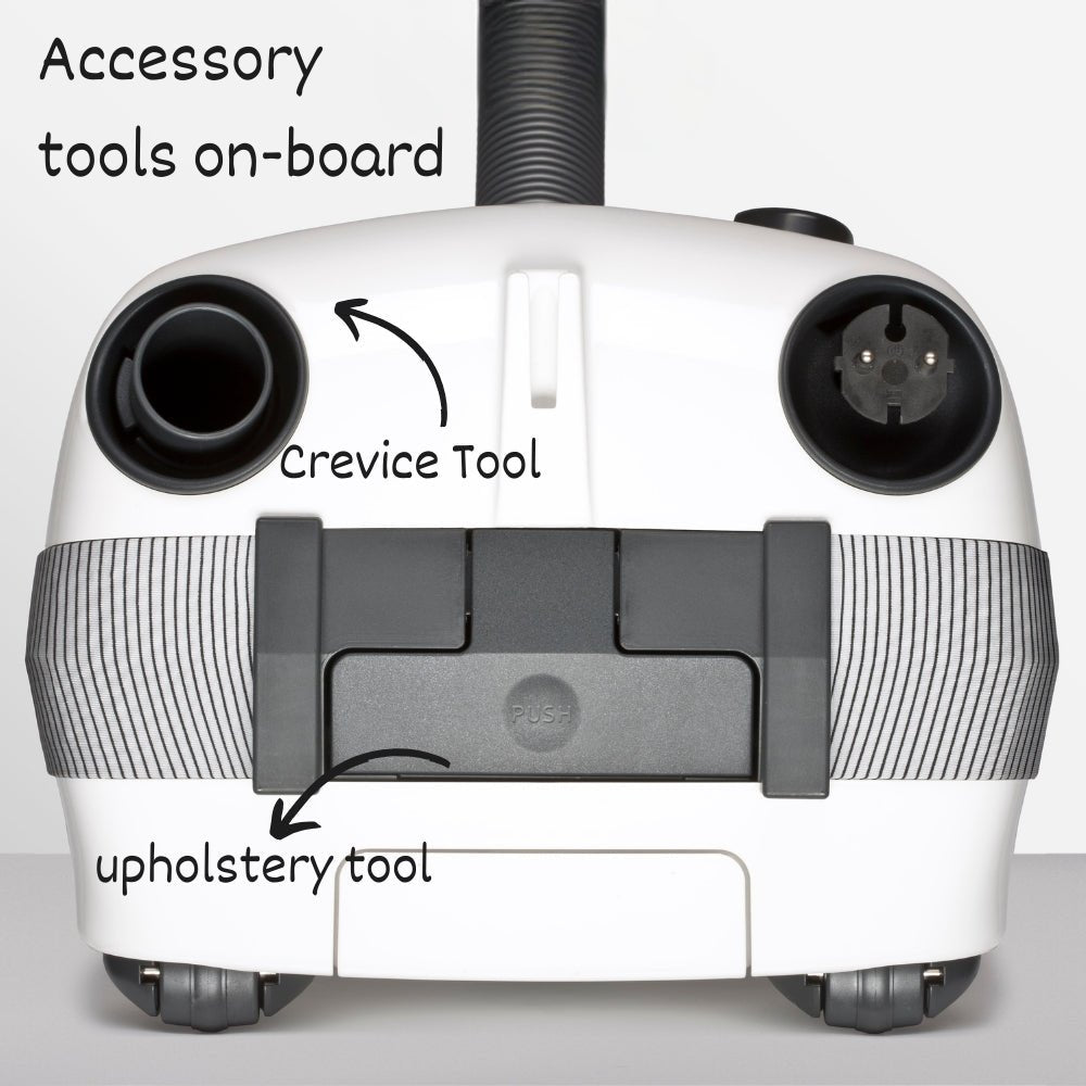 Sebo Airbelt E3 Premium Canister Vacuum White - US Vacuums - 91646