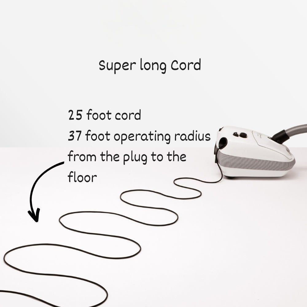 Sebo Airbelt E3 Premium Canister Vacuum White - US Vacuums - 91646