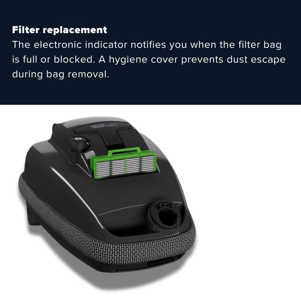 Sebo Airbelt K2 Kombi Canister Vacuum Cleaner - Dark Blue - US Vacuums - 9679AM